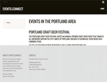 Tablet Screenshot of events-connect.com